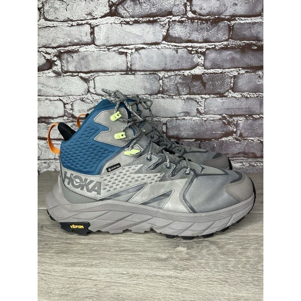 Hoka One One Anacapa Mid GTX Sharkskin Men's Hiking Boots 1122018-SBCRL 11D NEW